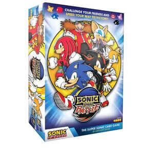 Sonic Speed Battle Card Game; Three Separate Card Games, Each Being 2-4 Play